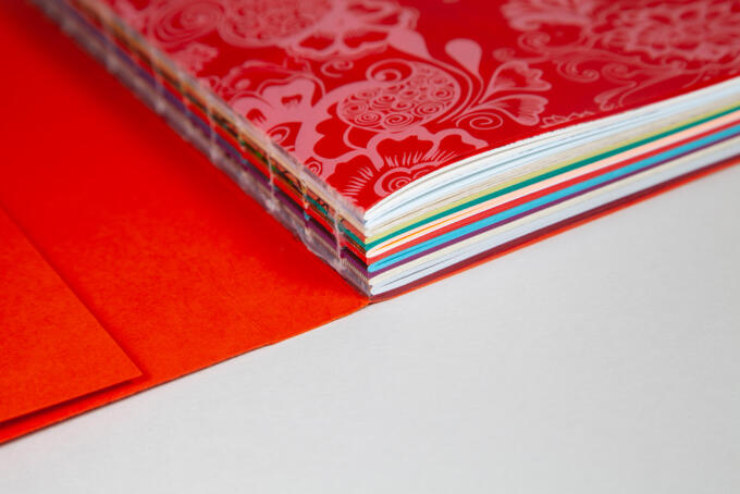 offene Fadenheftung als Schweizer Broschur