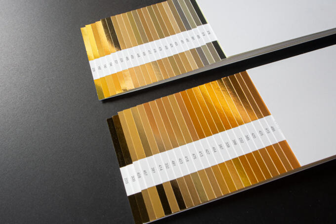 Heifolien übersicht goldtöne