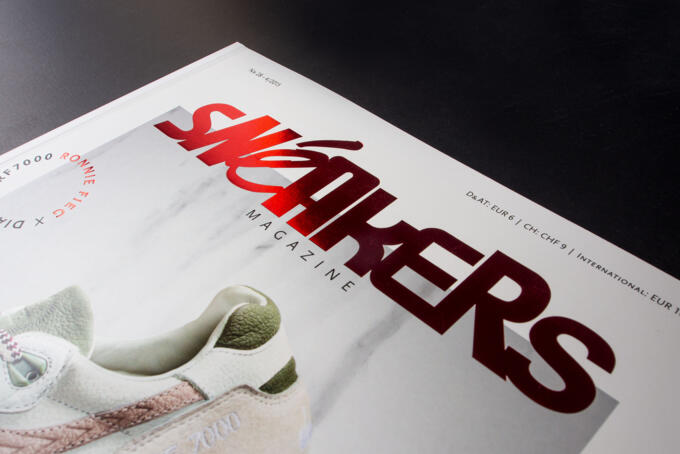 Heißfolienprägung in rot