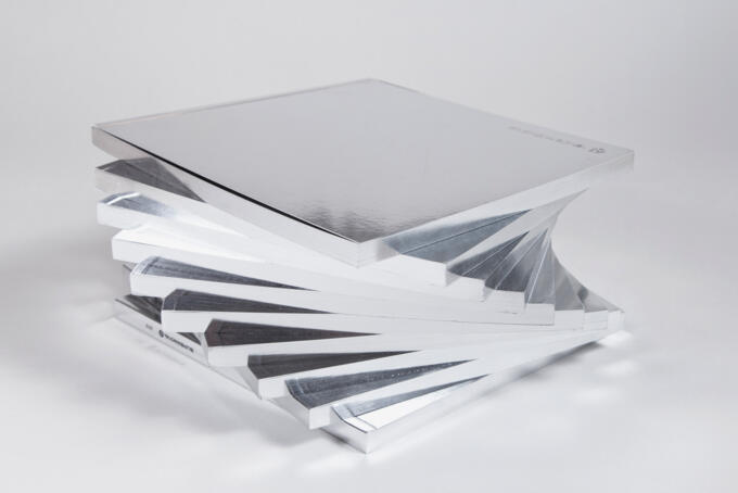 Farbschnitt in Silber