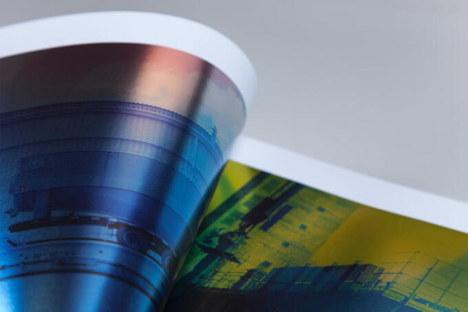 Hardcover mit Silberfolie im Offsetdruck