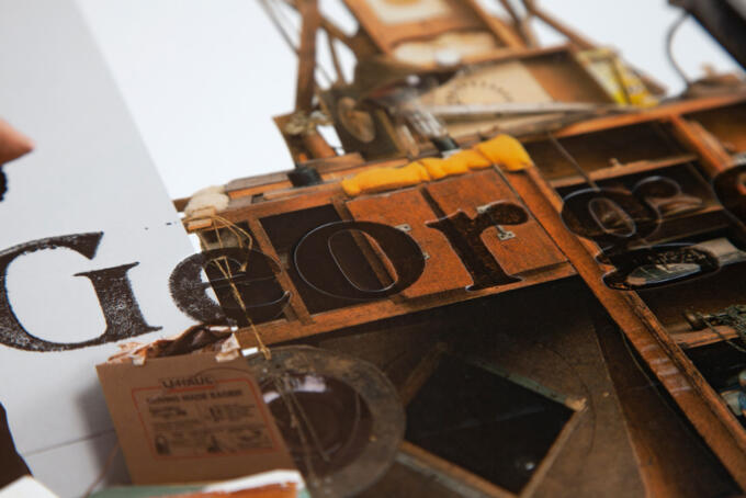 Blindprägung Beispiel