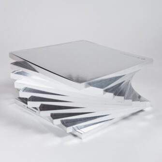 Farbschnitt silber mit Blindprägung Beispiel