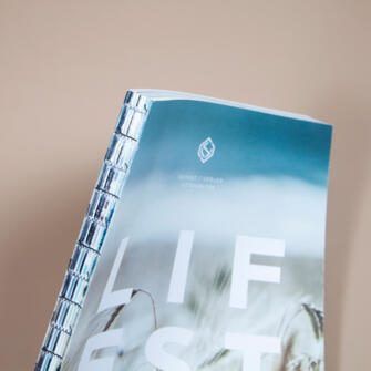 offene Fadenheftung Digitaldruck